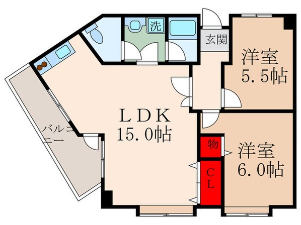 ハイツサンロイヤルの物件間取画像